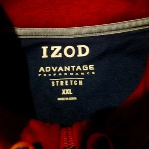 XXL IZOD LONG SLEEVE REDISH/MAROON SHIRT